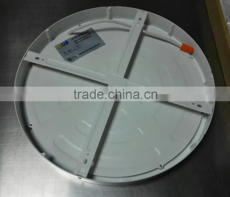 Pure white 4500K 36W Surface Mount Dia40cm Round LED Panel with moso driver