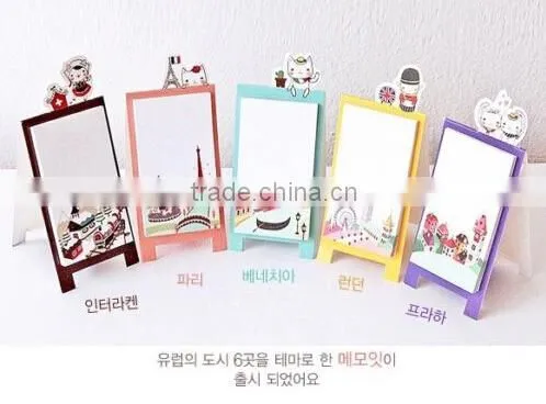 Cute 1+5 Sticker Bookmark Marker Memo Flags Index Pad Tab Sticky Notes