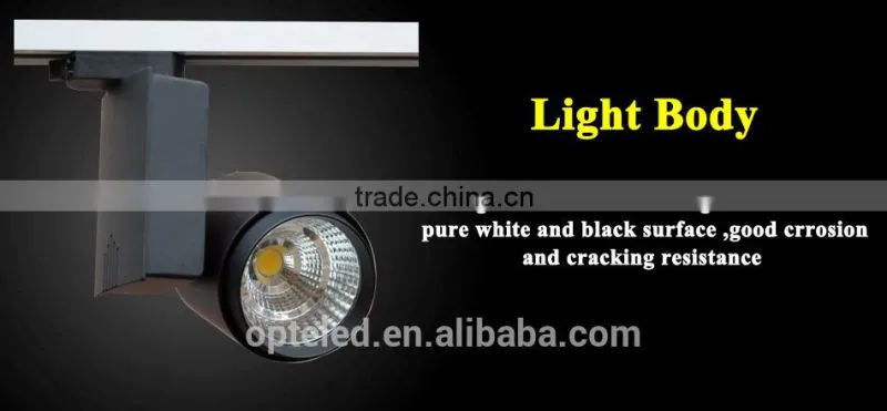 LED Track Light Black 20W 30W 45W Ra85