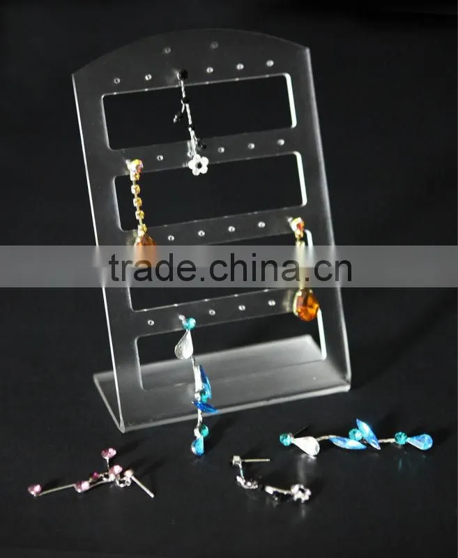 High Transparent Solid Acrylic Jewellery display jewelry display stand