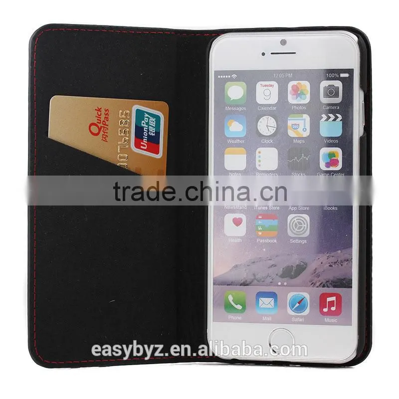 Latest fashion for iphone 6 flip case, for iphone 6 case, for iphone 6 real leather case