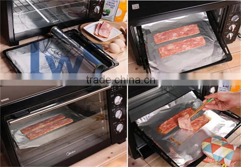 Alu foil paper roll for barbecue and baking