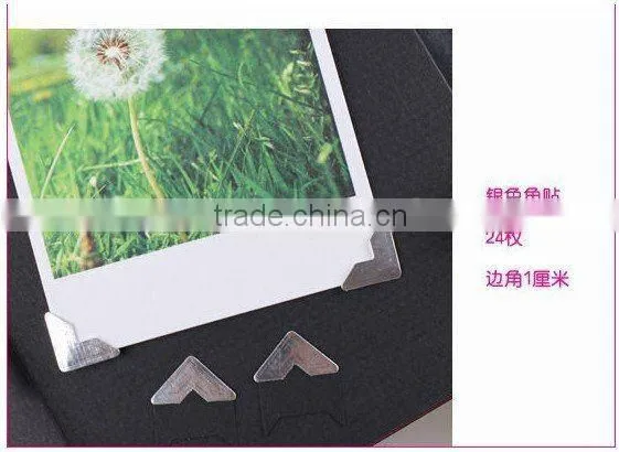 ,Fashion photo corner sticker, Cute note Decoration label, Excellent quality