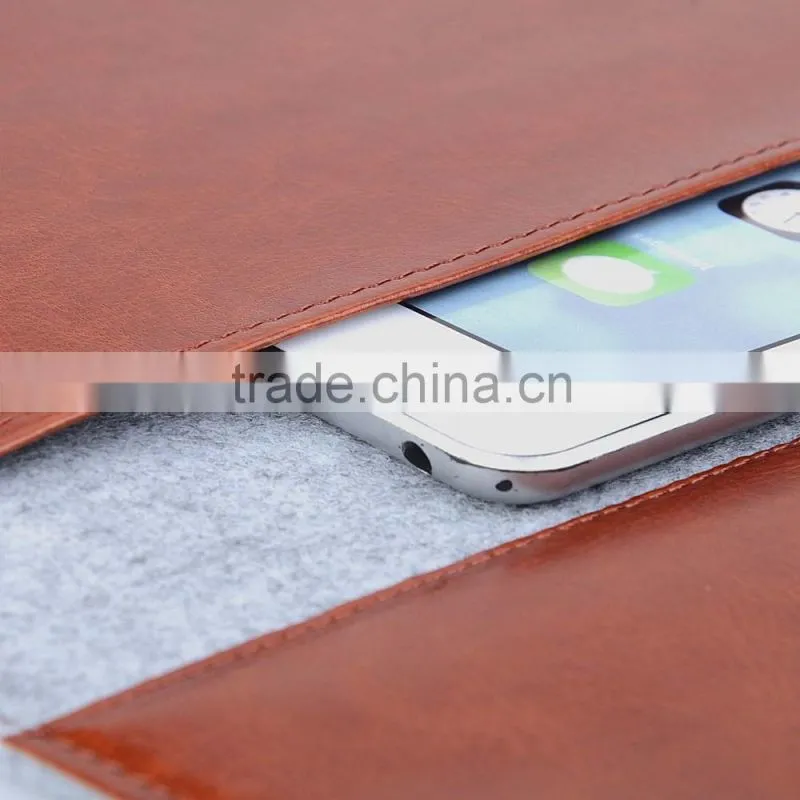 New For Macbook Wool Felt Laptop Sleeve 13'' Laptop Bag, China Supplier