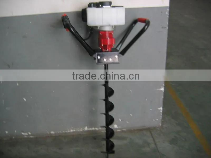 gas ground auger/earth drill