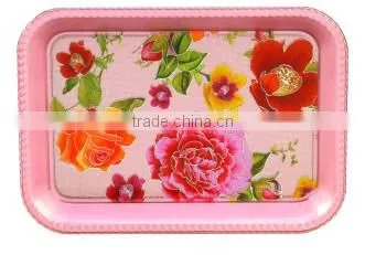 Hign quality rectangle ps food holding plate