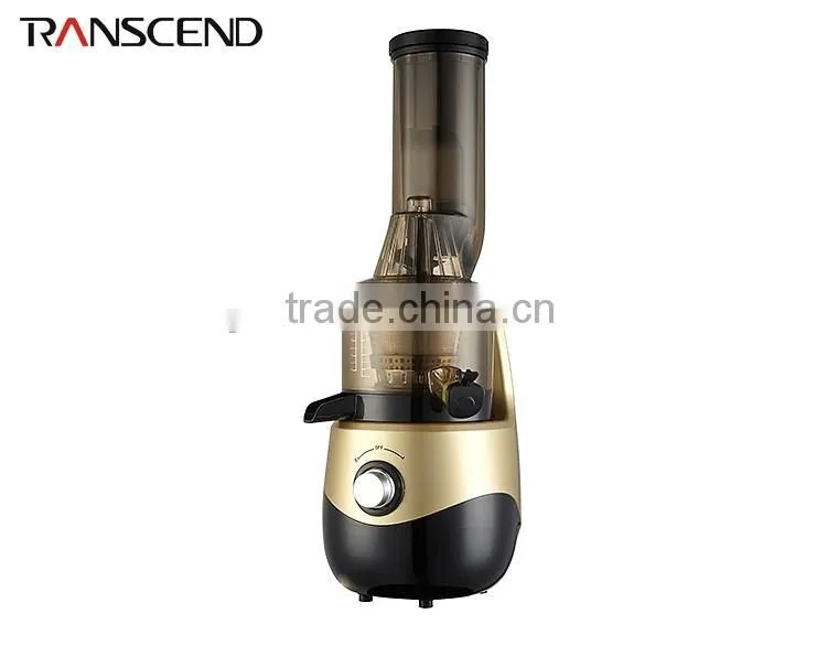 Hot-selling multifunctional big chute plastic slow speed fruit juice extractor