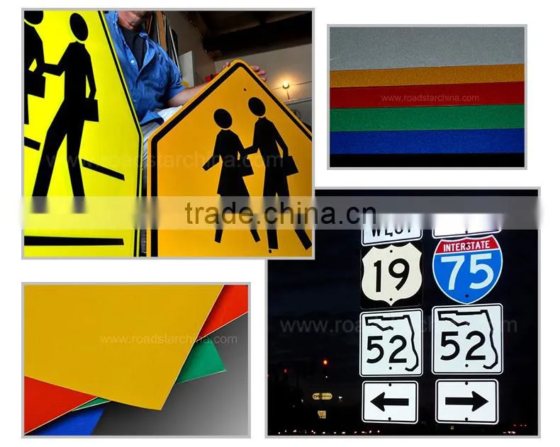 Customize highly visible PET reflective vinyl