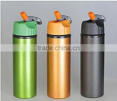 Best selling simple and convenient hot aluminum water bottle with heat transfer printing