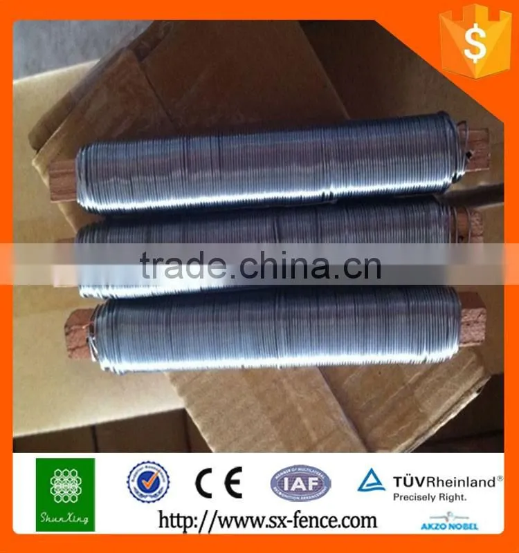 pvc coated iron wire packed on small stick