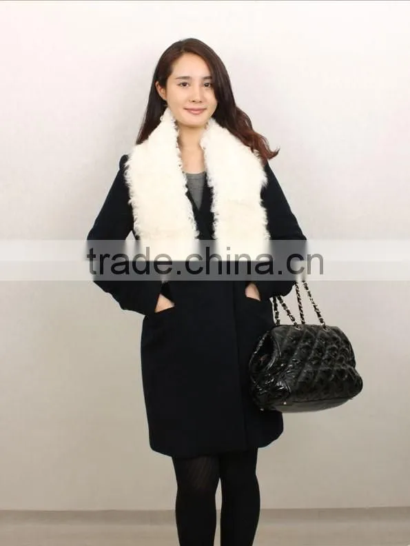 12001 fashion sheep fur collar