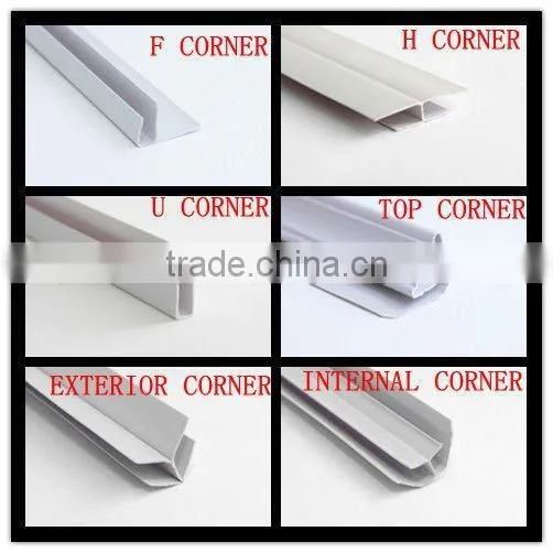 pvc corner pvc ceiling profile pvc accessories top corner for wall and ceiling