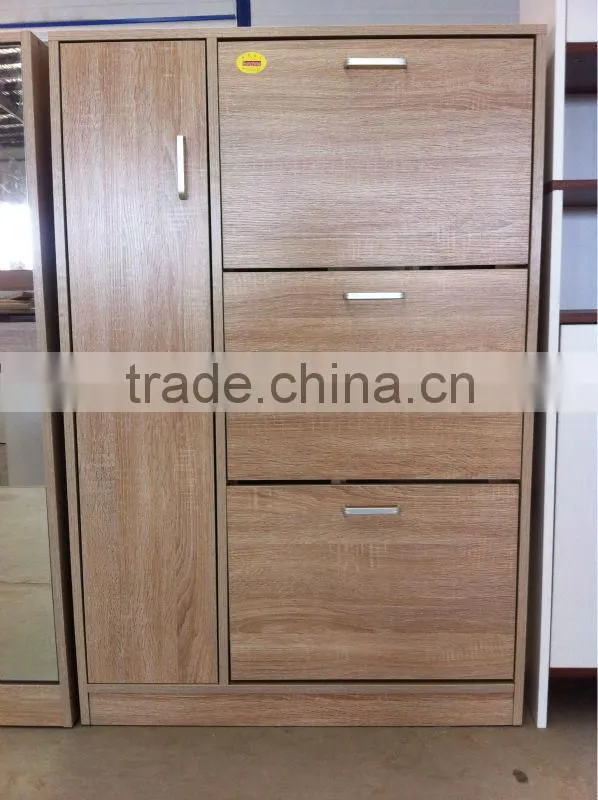 3 ties shoe cabinet with umbrella storage