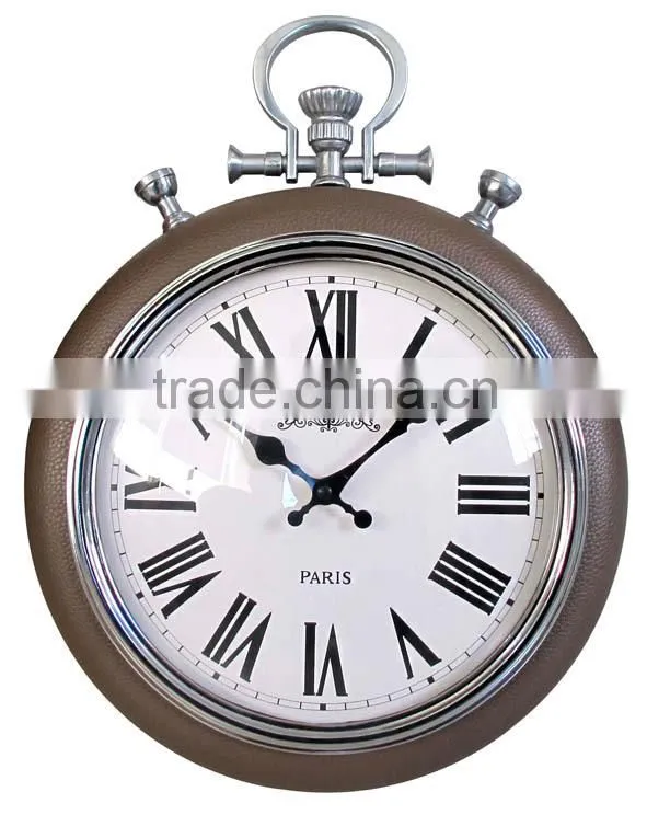 Unique Design Antique Desk Clock Decorative Table Metal Clock