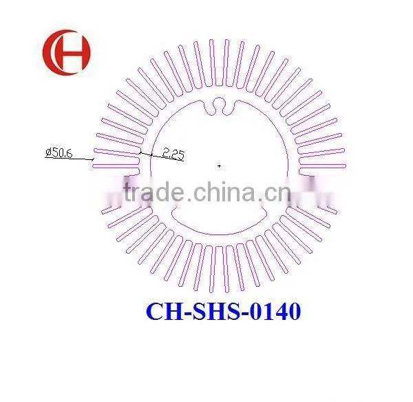 2014 New products LED light round Aluminum heat sink