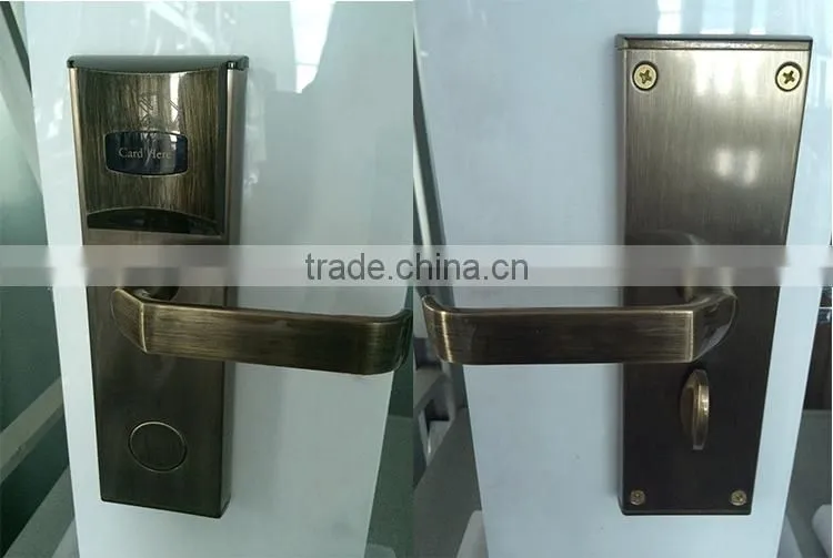 stainless steel hotel card door lock H-101