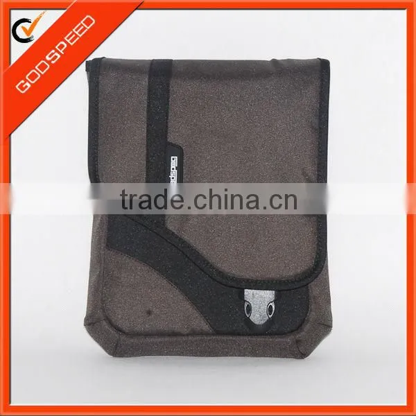 fashion slim nylon organizer shoulder tablet bag for ipad