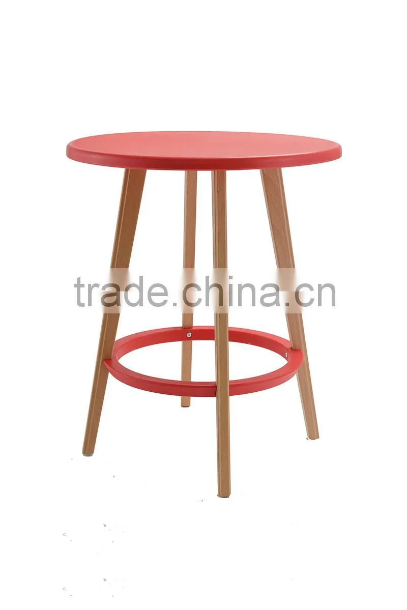 2015 best selling bar furniture wood legs high bar table