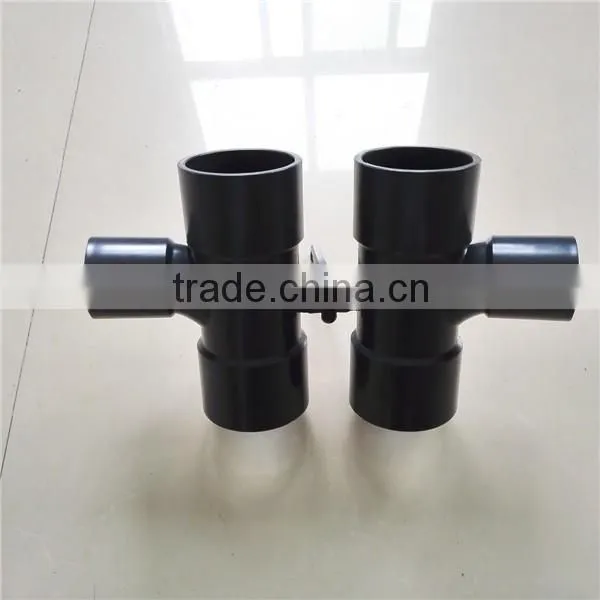 PVC material swept reduced tee pipe fitting mould
