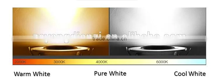 Modern kitchen design square led cob ceiling down light / 20w cob led downlight / Led downlight kits uk