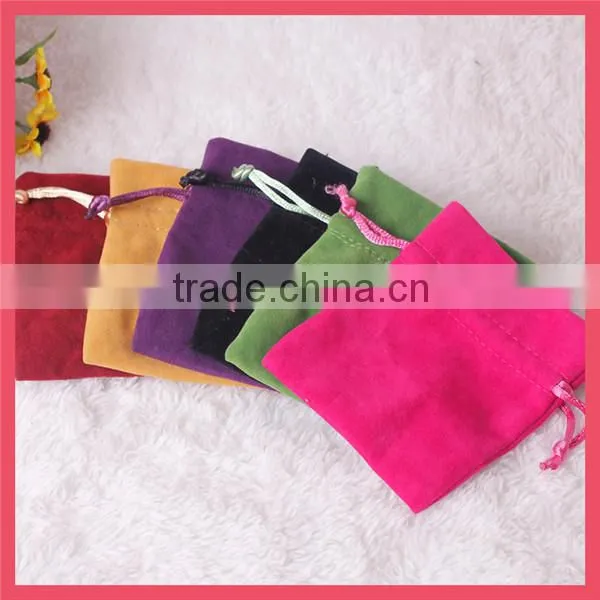 Wholesale fancy new design cheap jewelry environmental velvet bag