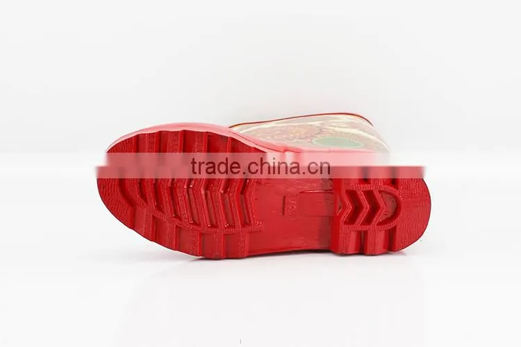 Made in china Customised designs the owl rain boots