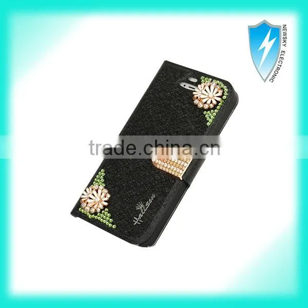 luxury mobile phone case with diamond for iphone6