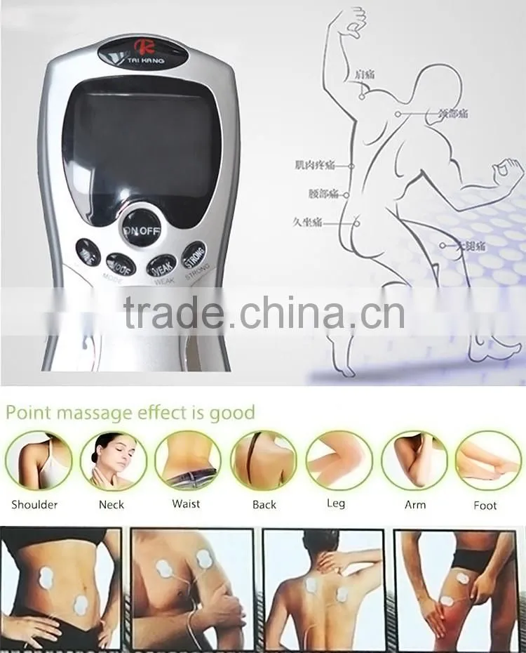 tens acupuncture digital therapy machine massager, body massager digital therapy
