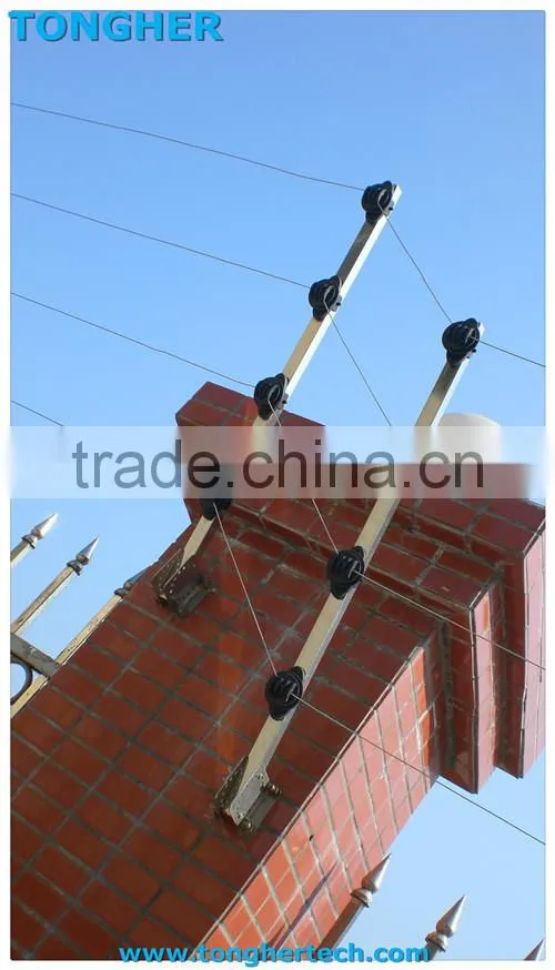 China High quality double galvanized steel metal pole for electric fence