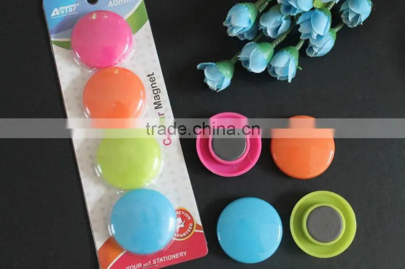 Round shape 30mm color magnet button for office, whiteboard, frige, freezer, school. Wholesale magnet button cheap sale!