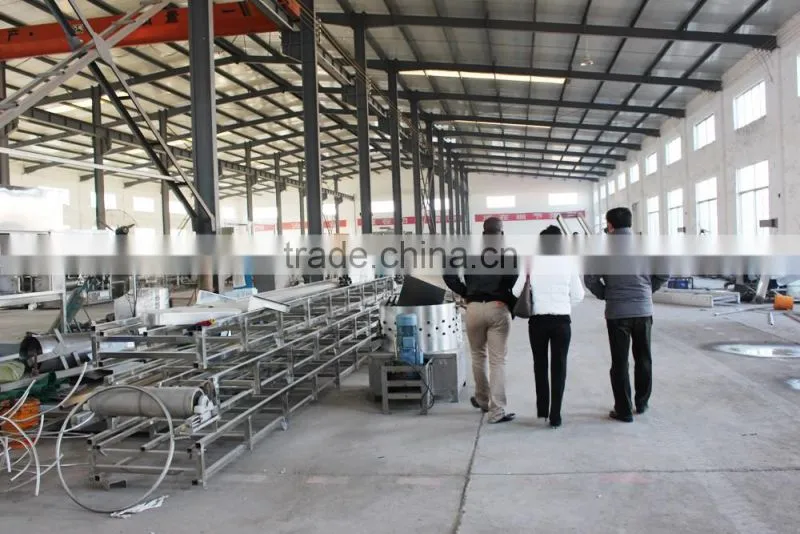 Halal chicken poultry slaughterhouse Equipment Horizontal Type dehairer & Scalding tank Machine For Poultry butchery
