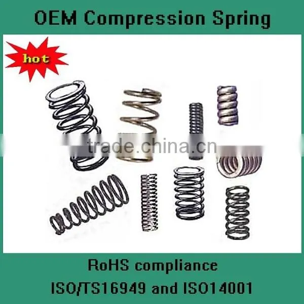 Nickel Plated Compression Ballpoint Pen Springs