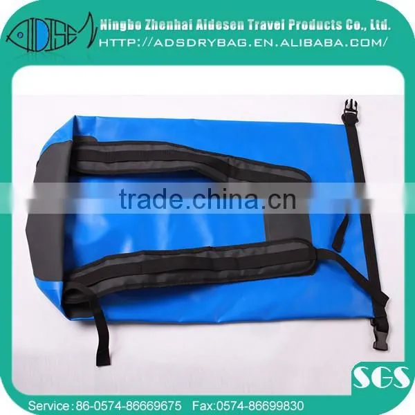 2013New design 500D pvc tarpaulin waterproof dry bag with shoulder straps backpack manufacture in china