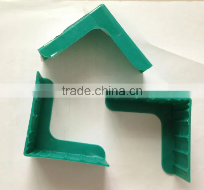 colorful different shapes sizes plastic corner protector