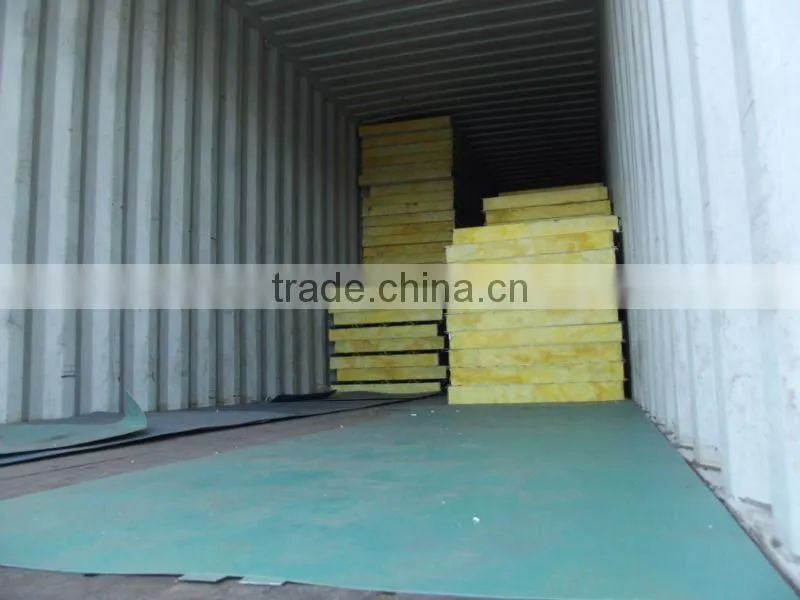 Mushroom House Fire Proof Glass Wool Sandwich Panel