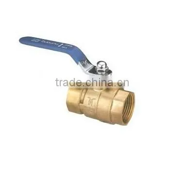 Forged NPT full port brass ball valve with new bonnet steel handle CSA FM UL CUPC AB1953 NSF61
