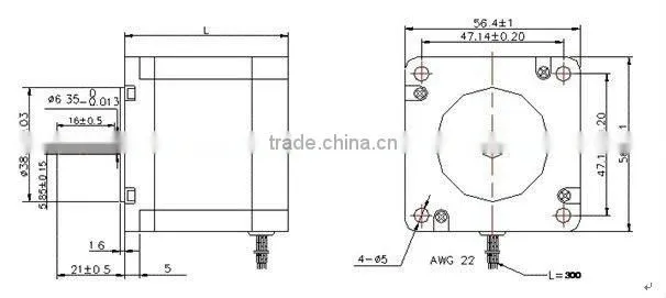 NEMA23 57mm integrated stepper motor with motion controller