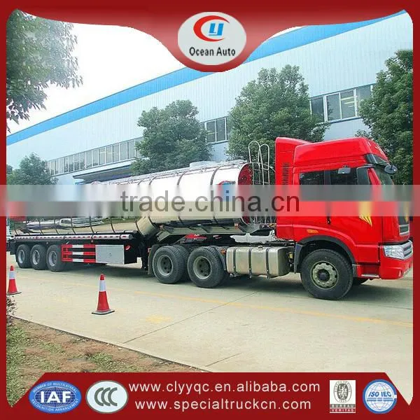 Sale 40000 3 alxes car carrier semi trailer truck stainless steel