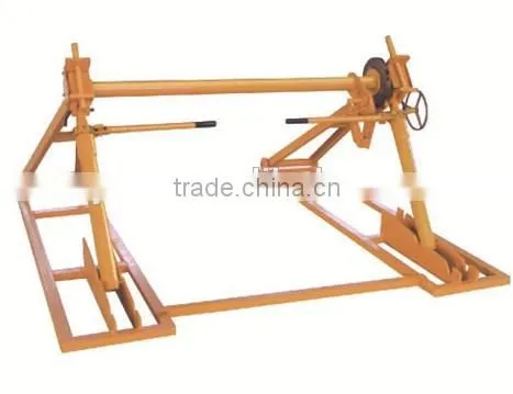 Simple Reel Payout Stand/5 Ton Mechanical Cable Stand/Cable Reel Stand