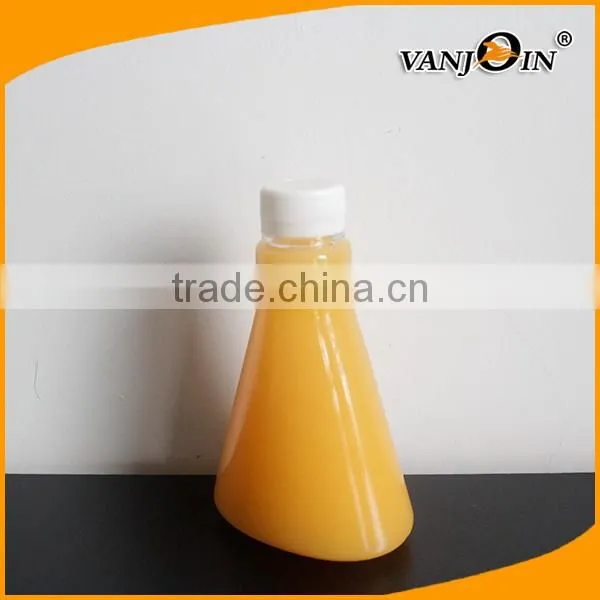 200ml Tapered Square PET Food Grade Juice Bottle