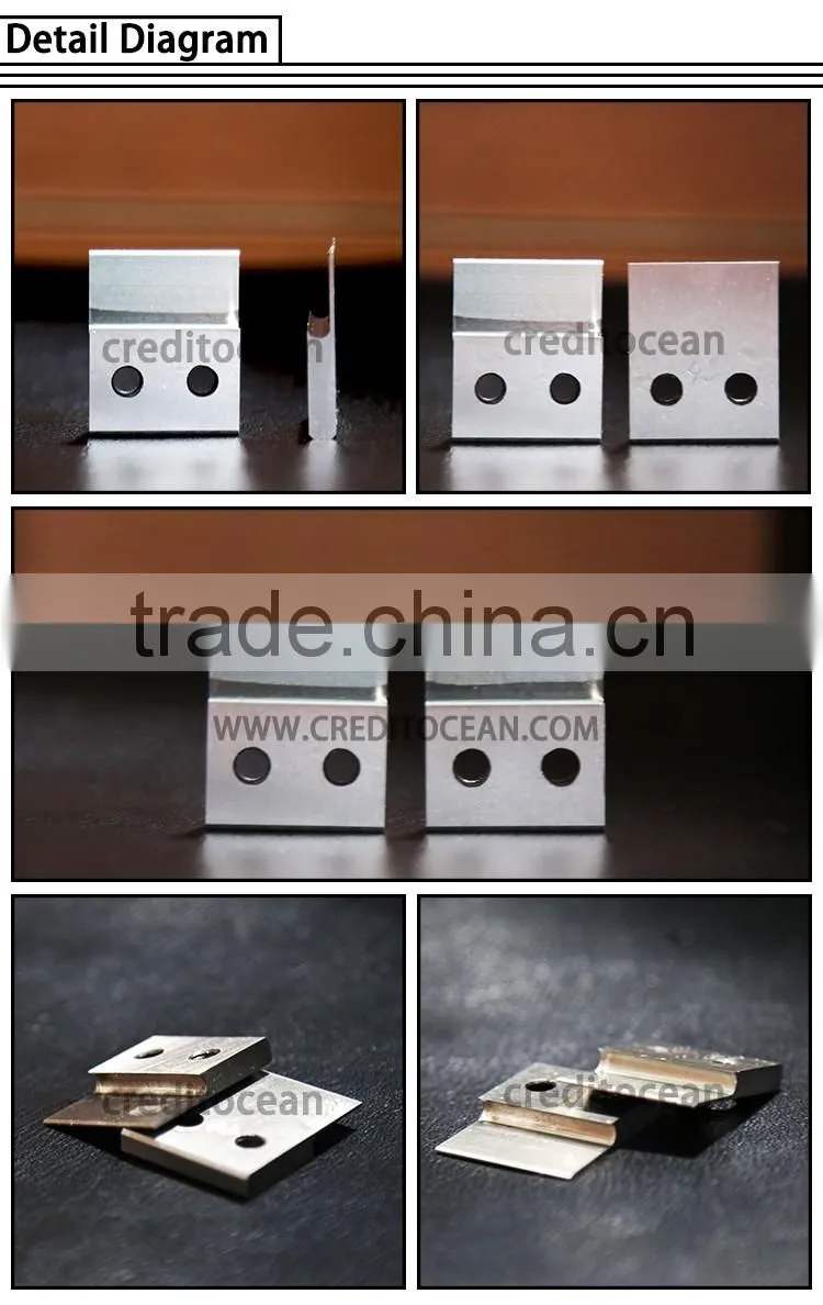 knife mould for lace tipping machine