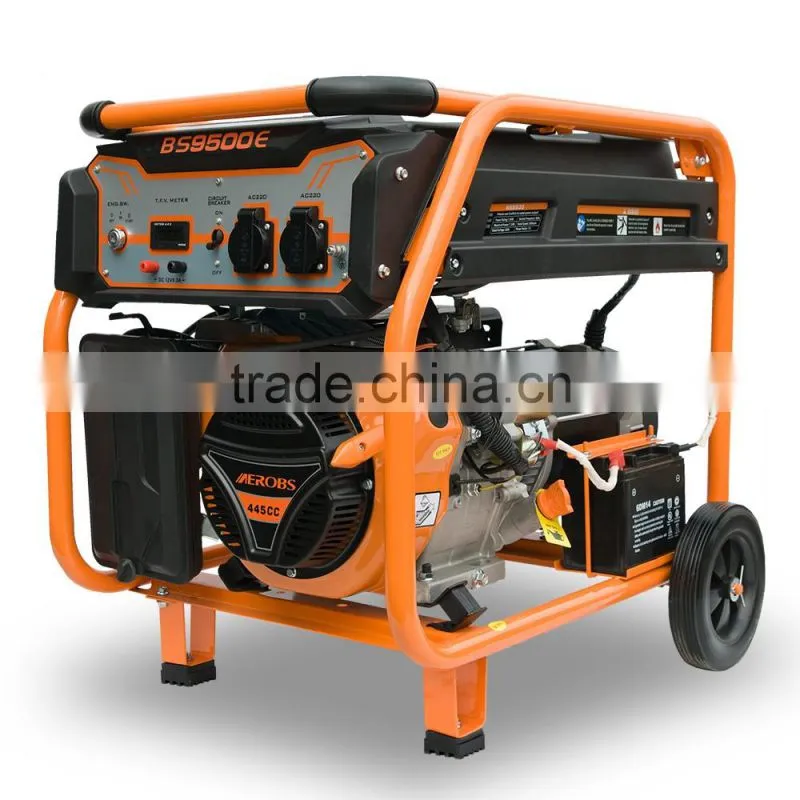 9500E transfomers model Protable AC Single Phase Output Type Gasoline Generator with OEM service