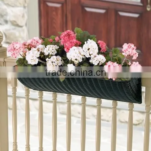 Vintage garden tools square shape rectangular hanging basket