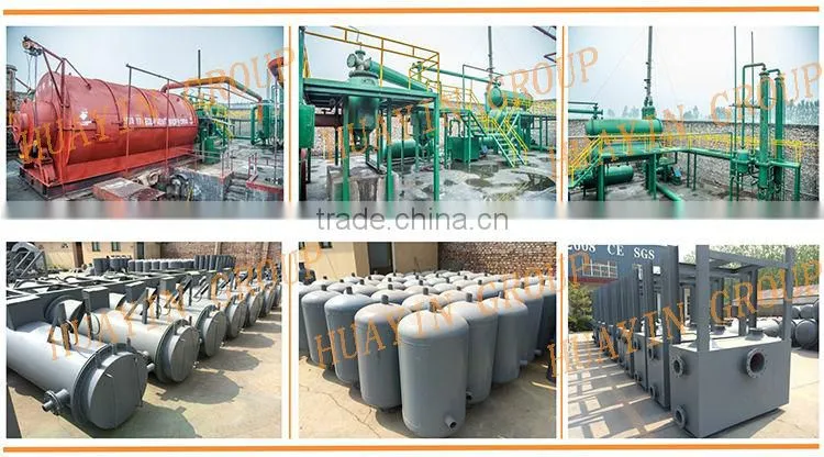 ISO9001& ISO14001 Turn Waste Tire To Oil