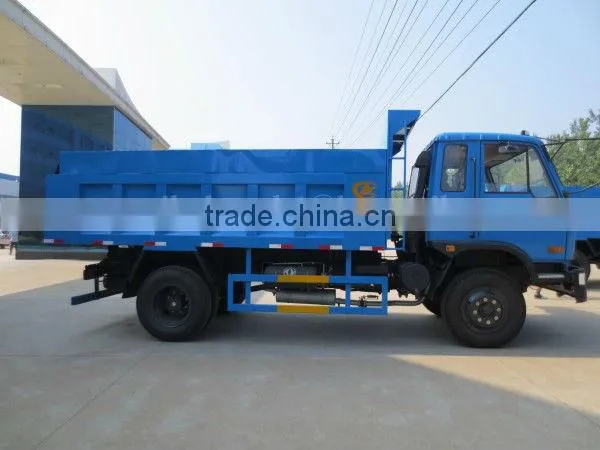 DONGFENG 145 4*2 Dump Garbage Truck 8m3 with Top Cover