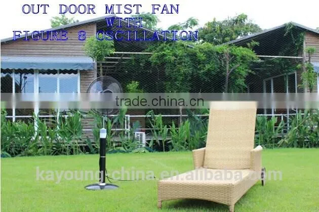America approval high quality water spray mist air cooling fan manufacturer