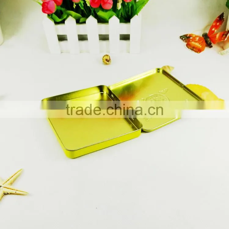 Wholesale rectangular shape gift cigarette pack tins