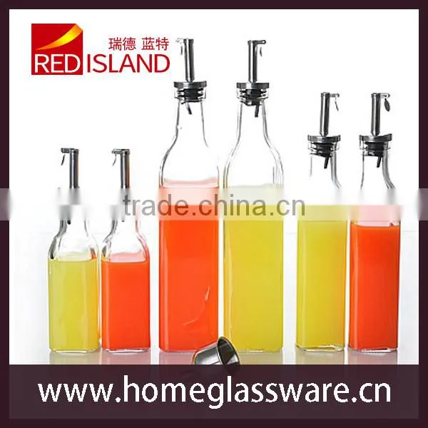 200ml to 500ml olive oil and vinegar glass bottle for kitchenware