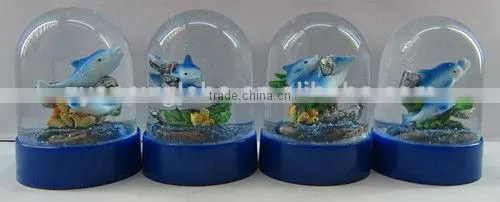 Fish snow globe, acrylic fish sea snow globe