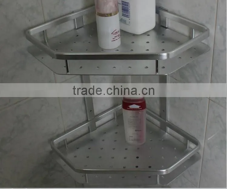 Double corner shelf,bathroom basket